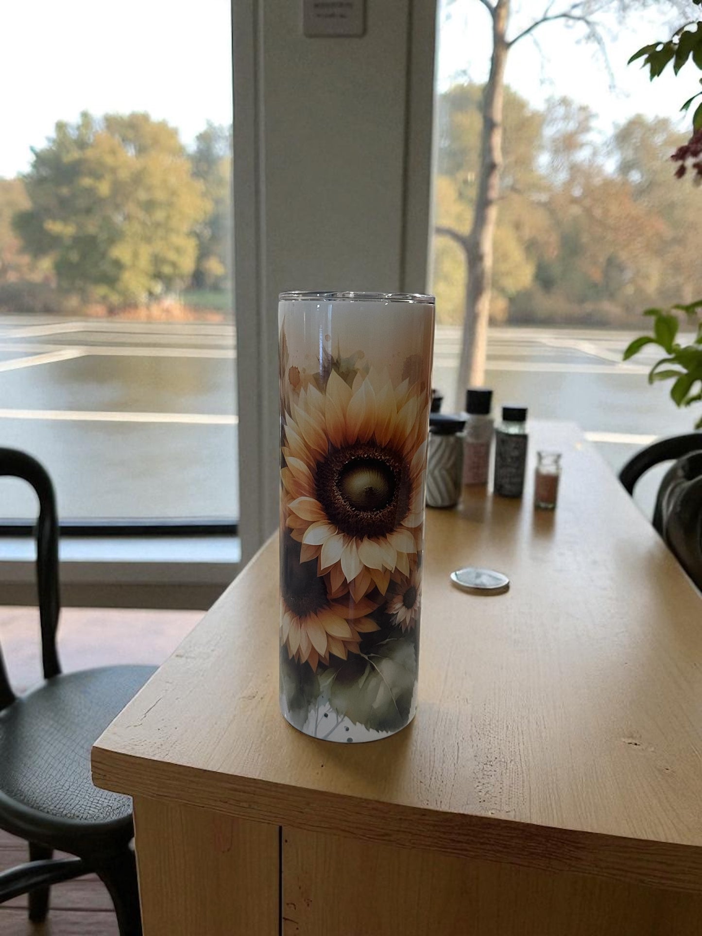 Beautiful stainless steel glass