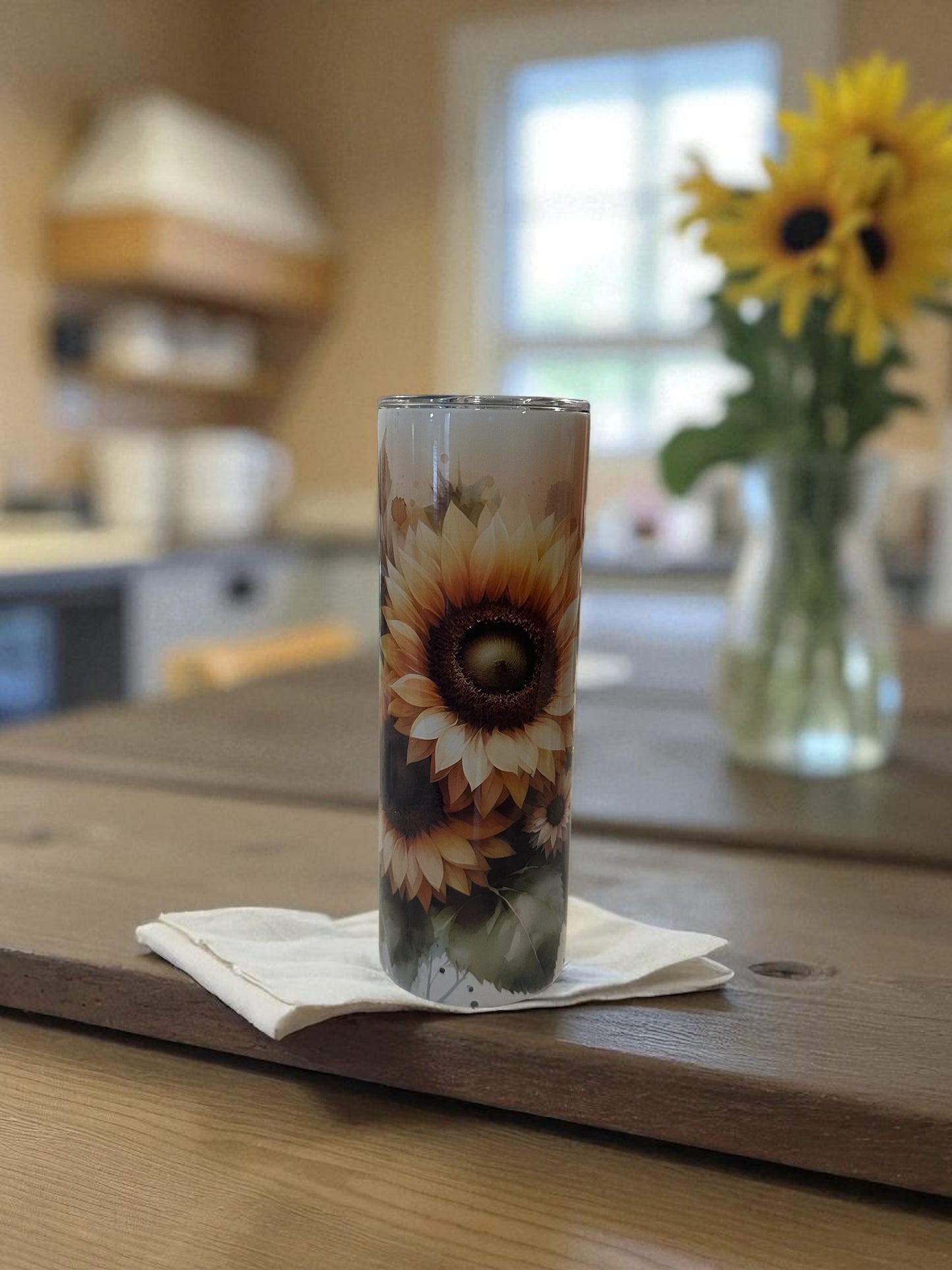 Beautiful stainless steel glass