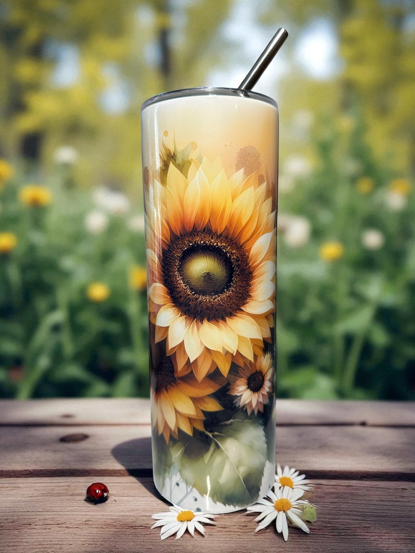 Beautiful stainless steel glass