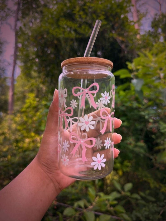 Cup with bamboo lid