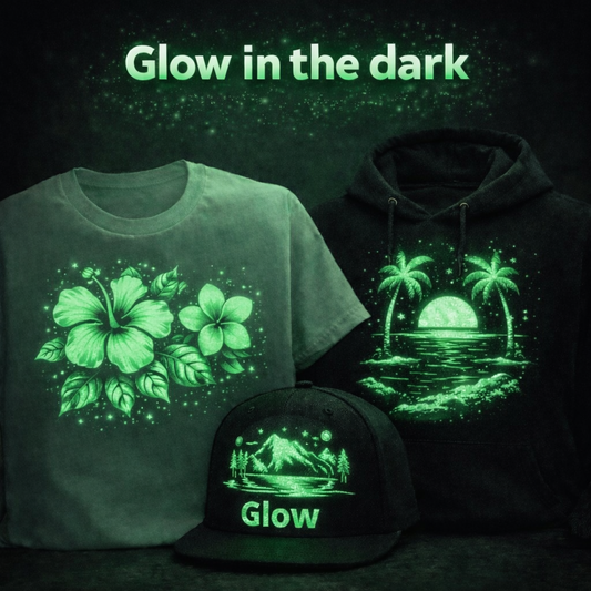 Upload the gang sheet for Glown in the dark