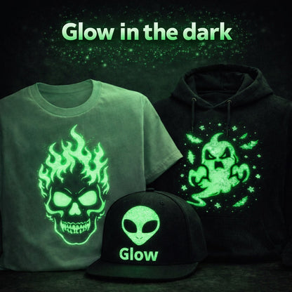 Upload the gang sheet for Glown in the dark