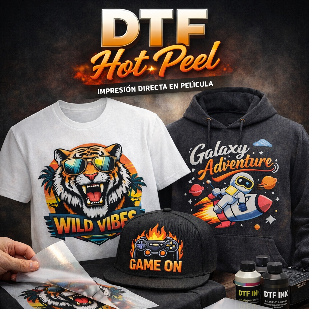 Upload the gang sheet for DTF Transfers Hot Peel