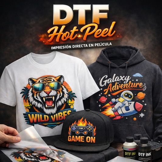 Upload the gang sheet for DTF Transfers Hot Peel