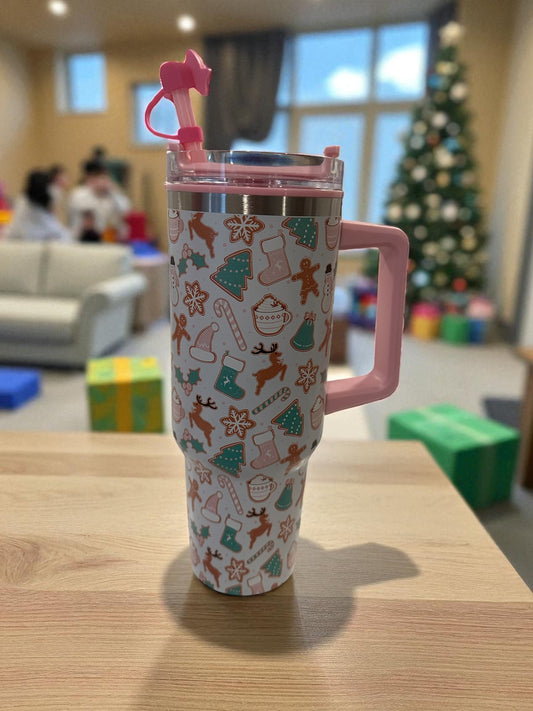 Beautiful large Christmas-style glass