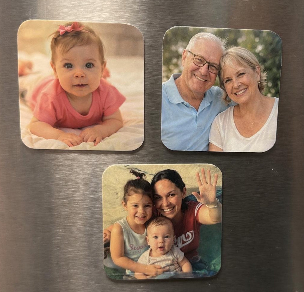 Personalized Photo Magnets – Custom Fridge Picture Magnets with Rounded Corners | Family Memories, Gifts & Keepsakes