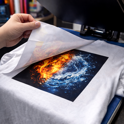 Upload the gang sheet for Sublimation