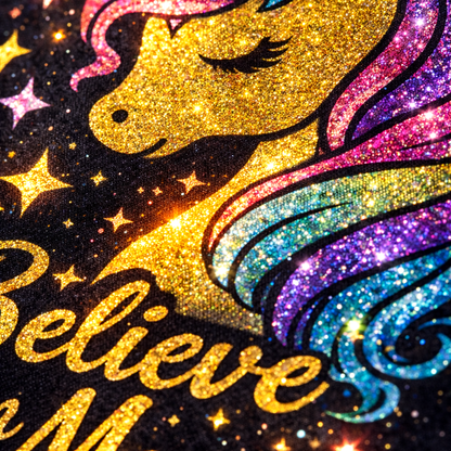 Upload the gang sheet for DTF Glitter